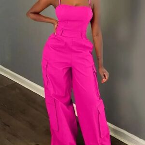 Women's Pink Jumpsuit